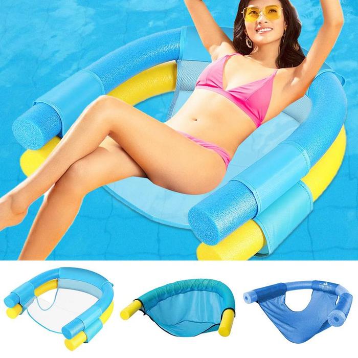 Pool Noodle Chair Net Swimming Bed Seat Floating Chair Pool Float
