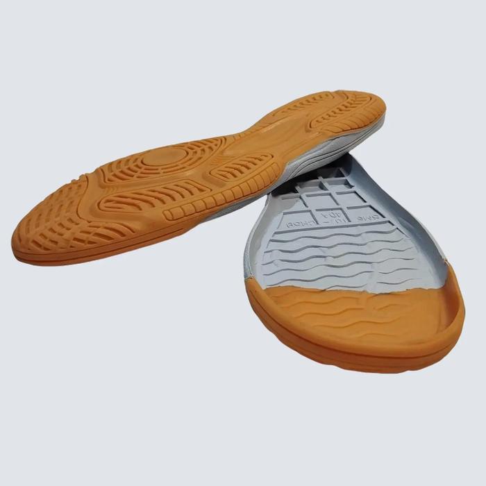 Sol Sepatu Futsal dan badminton Terlaris CR 59 Odrey Putih Gum Karet Mentah dan Hitam