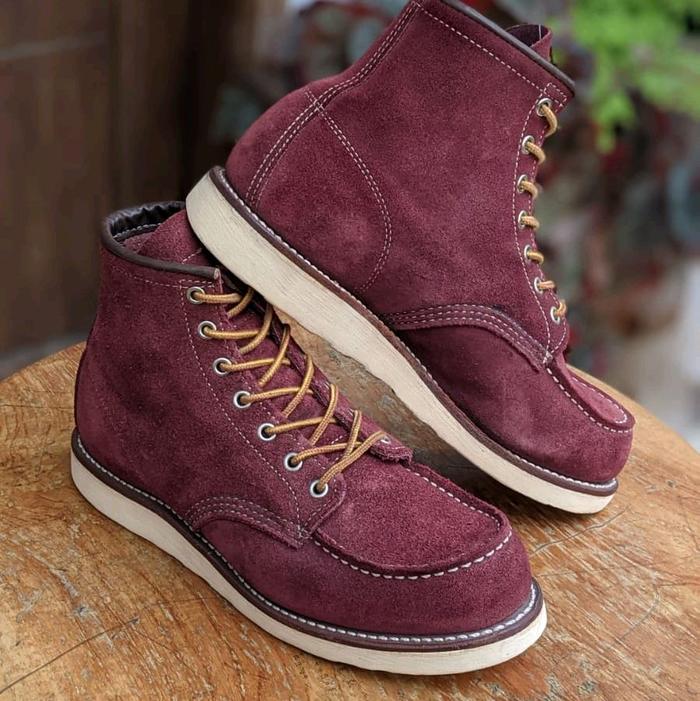 Redwing 8816 Maroon Mohave Moctoe boots usa red wing