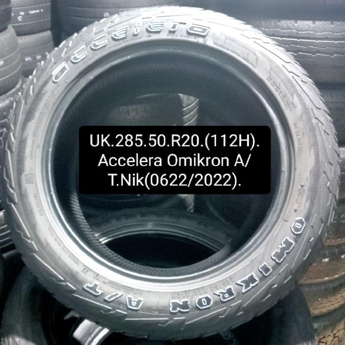 Ban Mobil Copotan Second UK 285.50.R20.112H Accelera Omikron A/T Nik 0622/2022 untuk Motorcycle
