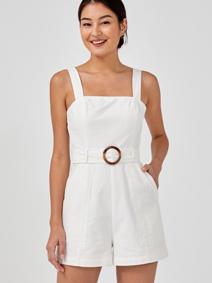 Love bonito Madja belted romper