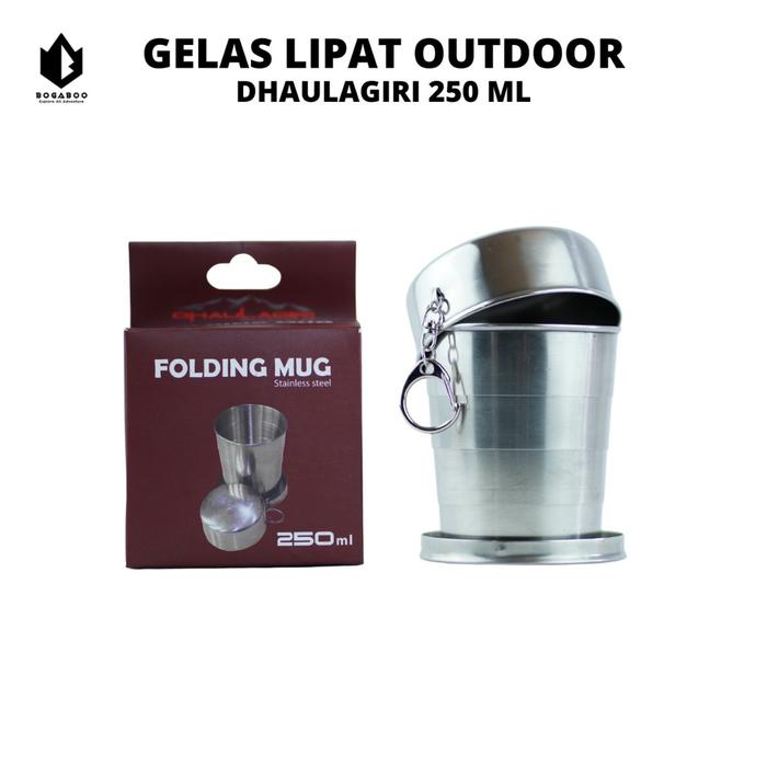 [Cod] Gelas Lipat Dhaulagiri 250 mL - Gelas Camping Gunung - Cangkir Lipat - Folding Mug Gelas