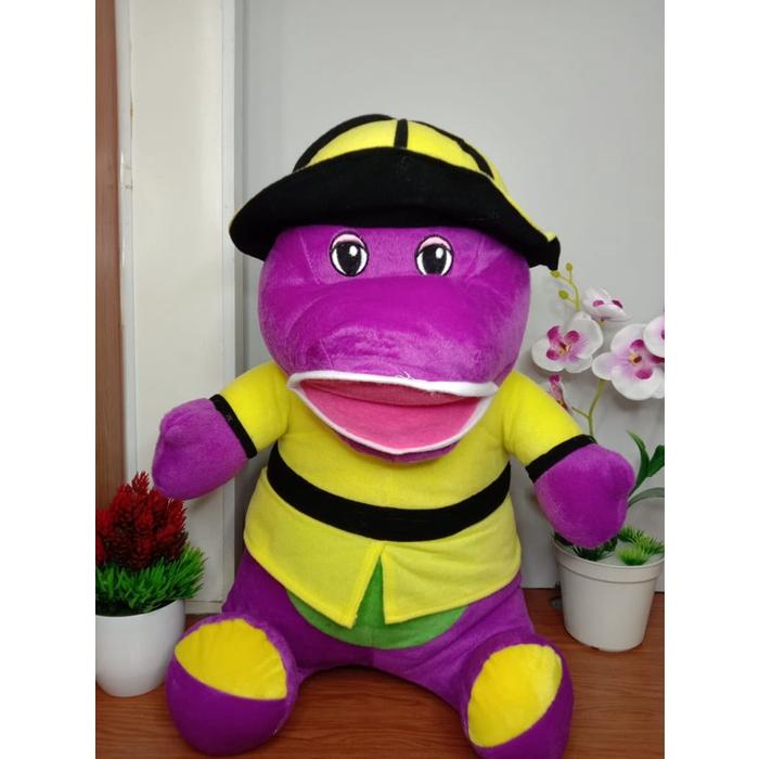 Boneka Barney Kartun Lucu Dacron 65cm SNI