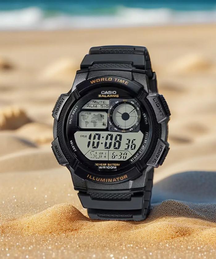 Jam tangan pria casio sporty sporti digital original asli garansi