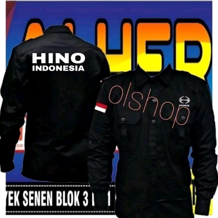 Kemeja Hino baju Hino seragam Hino Pdh Hino Pdl Hino kemeja kerja Hino seragam kerja Hino baju kerja