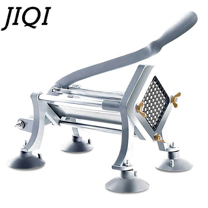 JIQI Potato chips making machine chips potato food French Fry Cutter Manual Kitchen Carrot Cucumber 