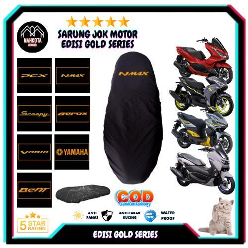 Sarung Cover Pelindung Jok Motor Edisi GOLD SERIES Anti dari Cakaran Kucing anti air waterproof UNIV