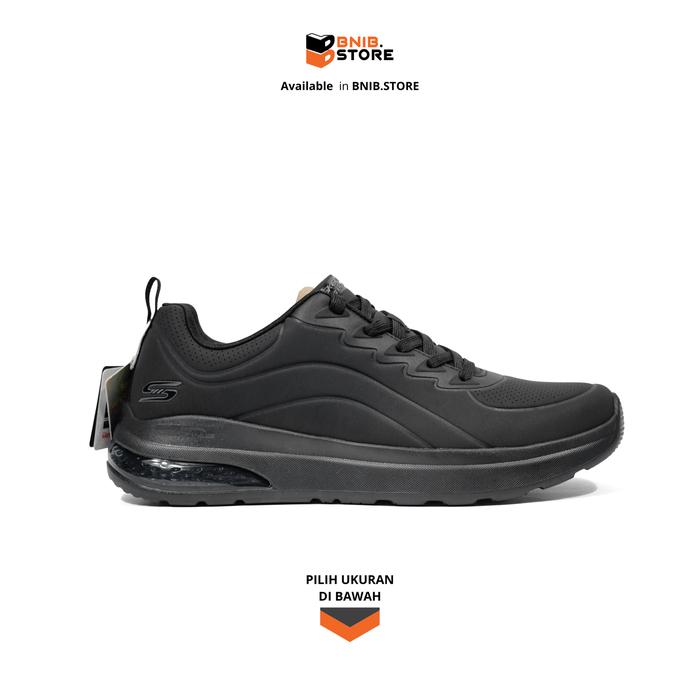 Sepatu Sneakers Pria Skechers Bob Vision Air Full Black [118280BBK] Original