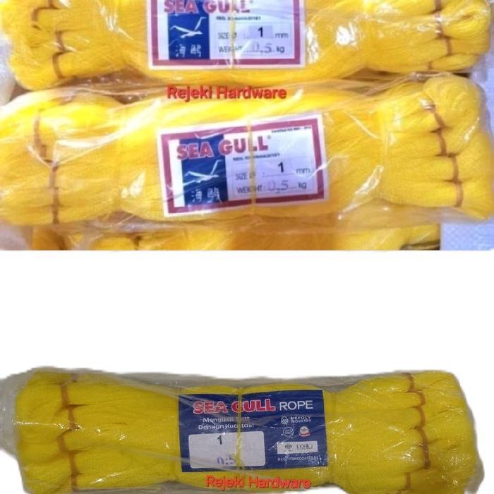 Sale! - [ 1 Pack ] Seagull Tali Tampar Kenur 1 Mm Benang Tukang Bangunan Lot Ukur Tali Nylon Kuning 