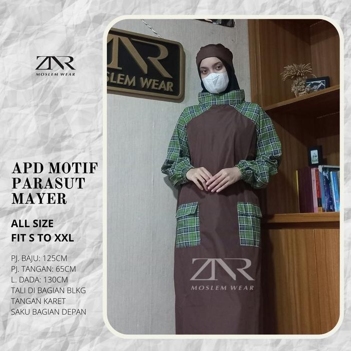 PREMIUM (READY) terjamin APD Gown Medis | APD Motif Waterproof Medis | Baju Jaga Medis Parasut terla