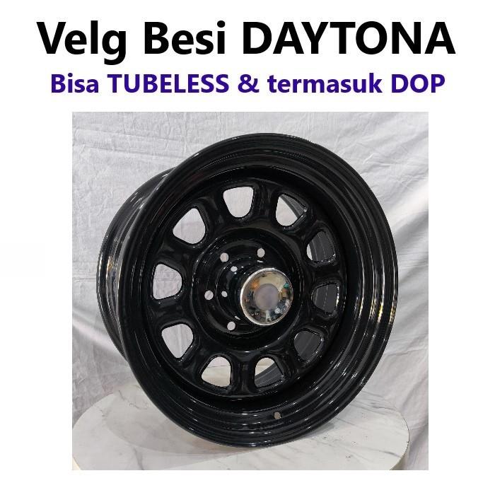 4pcs Velg Besi Daytona 17x9.0 6H 139.7 et0 Ring 17 R17 Lebar 9 Inci Mobil Toyota Hardtop Land Cruise