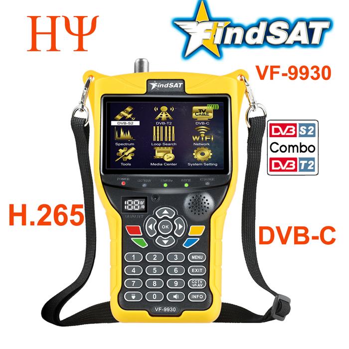 Original Findsat VF-9930 DVB-S2 DVB-T2 DVB-C AHD H.265 Satellite