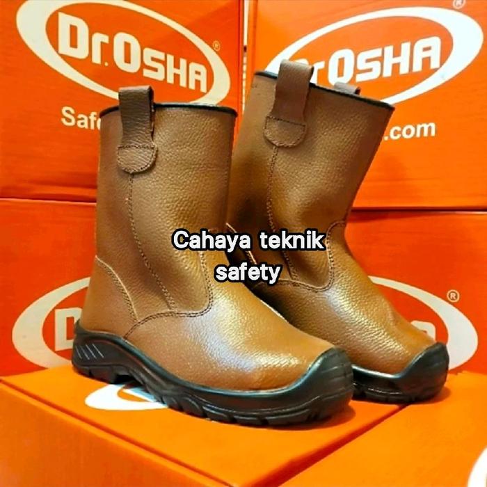 Sepatu Safety DR.osha 3398 Nevada Boots Original - Safety Shoes DR.osha NEVADA Boot 3398 SNI 100% Be