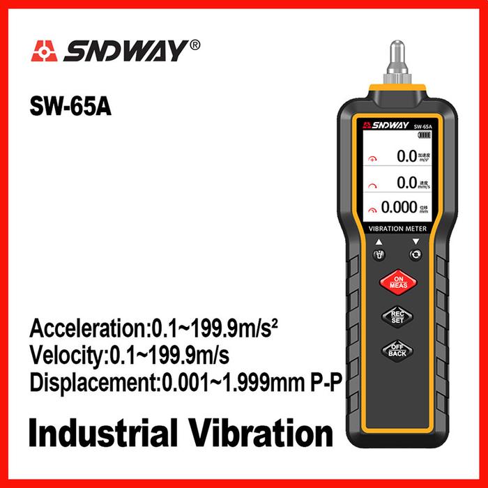 SNDWAY Handheld Vibration Meter Digital Vibration Measuring Tool