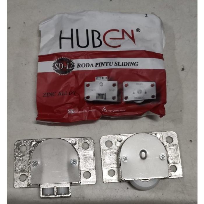 RODA PINTU LEMARI SLIDING HUBEN SD12 | RODA PINTU GESER HUBEN SD-12