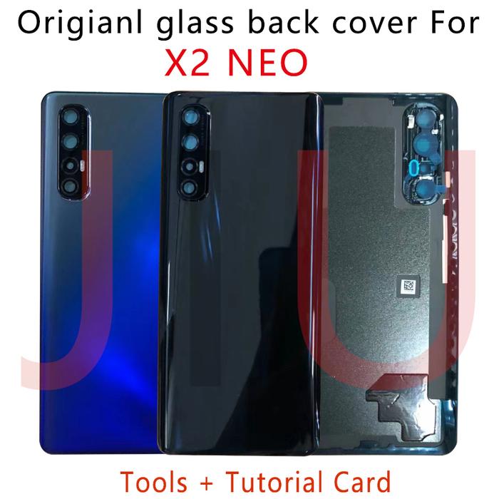 6.5" For Oppo Find X2 neo Rear Battery Back Cover with logo Panel