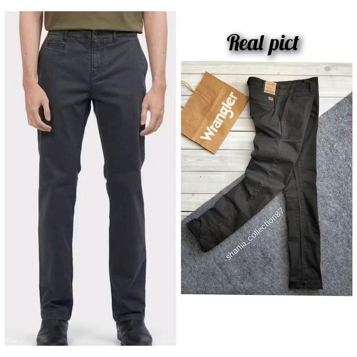 CELANA WRANGLER CHINO ORIGINAL STORE SIZE 29-38 SLIM FIT
