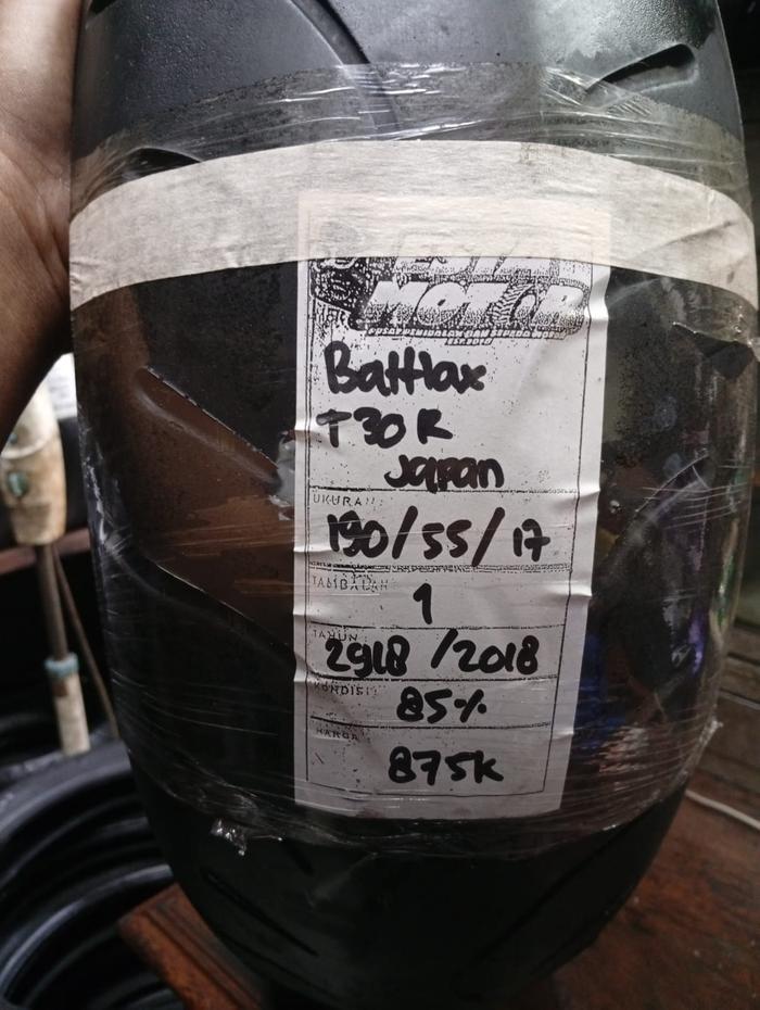 BAN COPOTAN BATTLAX T 30 R RING 17 UKURAN 190 55 17 KODE2918