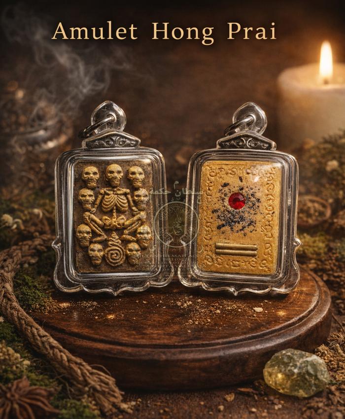 Liontin Amulet Hong Prai Thailand Asli 2017 | Aksesoris Vintage Premium | untuk Pria Wanita