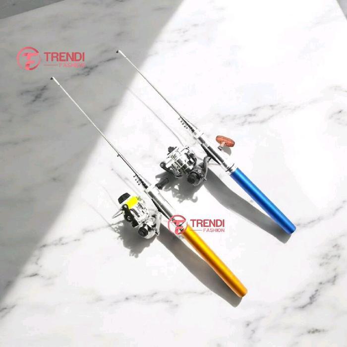 Joran Pen Mini Alat Pancing Pulpen Alat Mancing Mini Portable Casting Dan Spinning