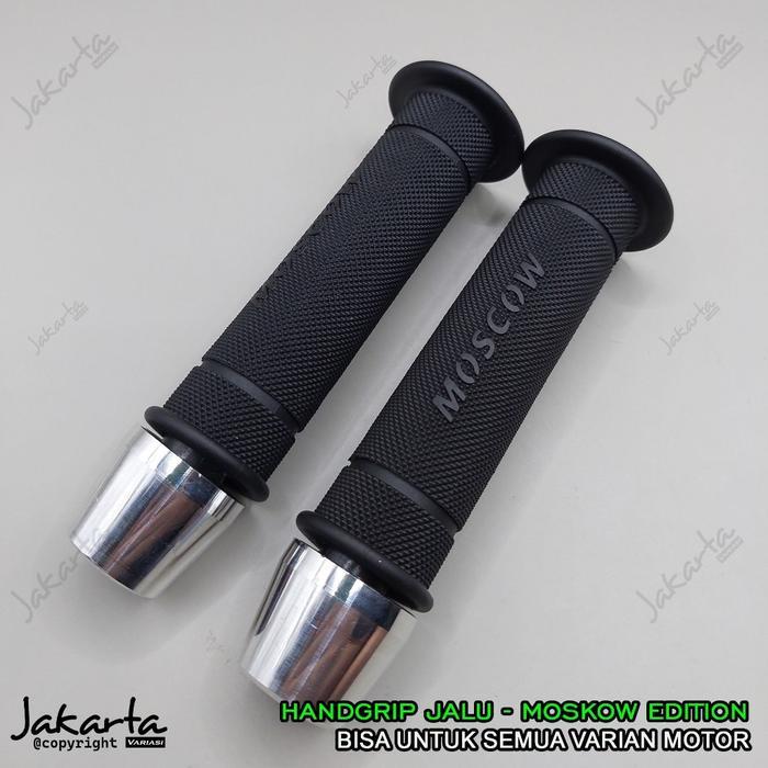 promo handgrip + Jalu stang Moscow model RCB universal semua motor Mio Vario Beat Jupiter MX Jupiter