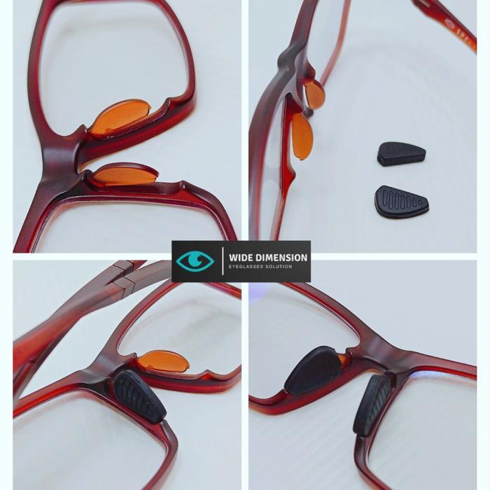 Nose Pad Plug In Nosepad Bantalan Hidung insert Kacamata Specific model Frame Sungglas Nosepad Colok