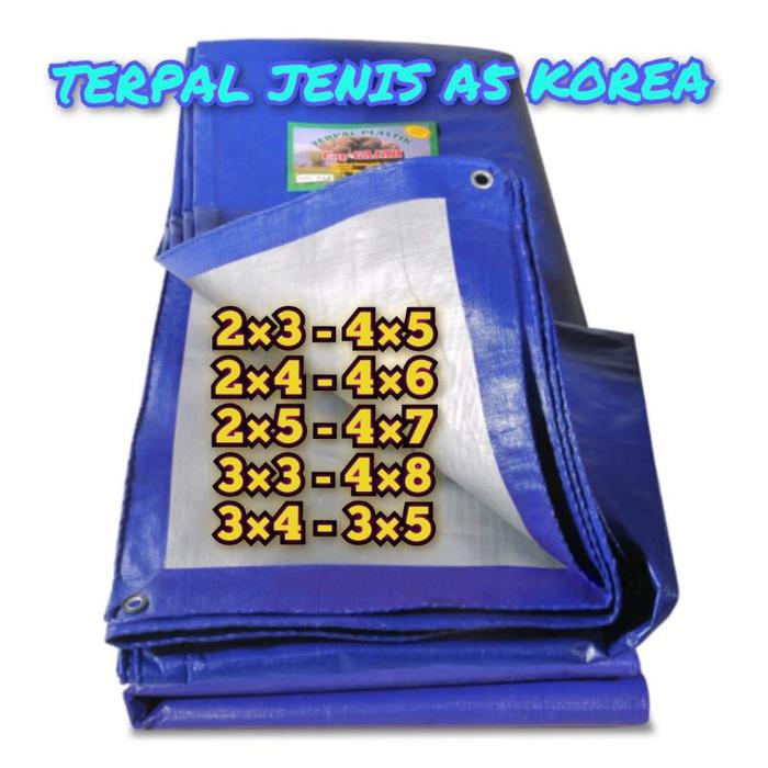 Terpal A5 KOREA BIRU OREN
