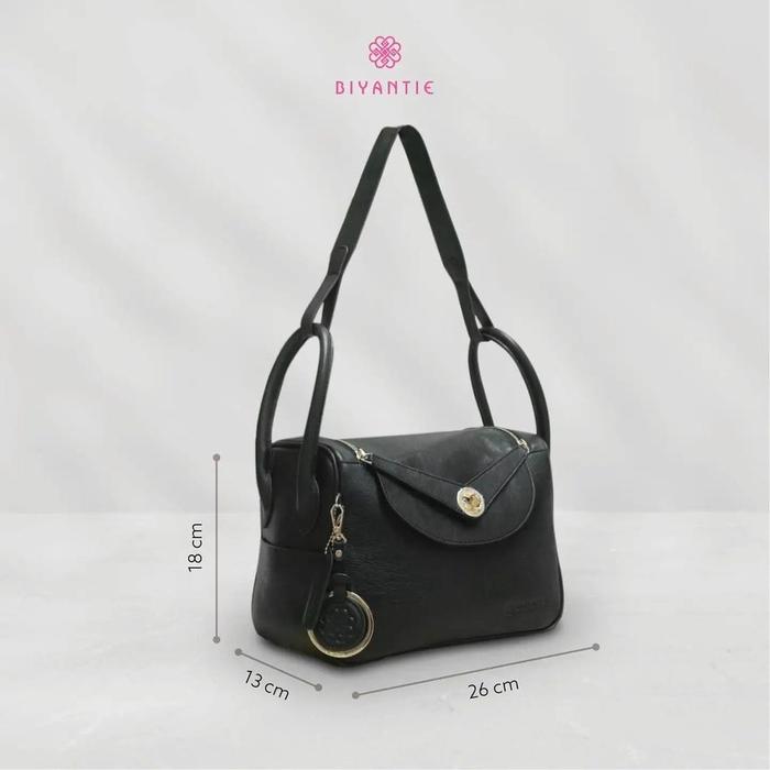 Biyantie Ardhiona Shoulder Bag Exclusive Handcrafted 100% Genuine Leather with Suede Interior Luxury