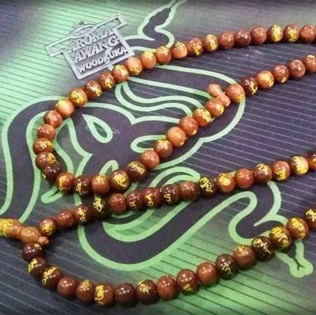 Tasbih Kokka Asmaul Husna Ukiran Warna Kuning