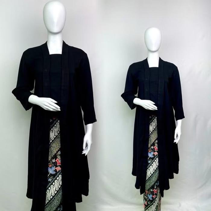 KEBAYA KUTUBARU TUNIK JUMBO SAMPAI LD 150CM brokat ( ATASAN SAJA )