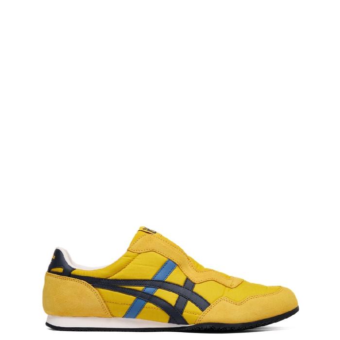 Sepatu Onitsuka Tiger Serrano Slip On Yellow Navy Unisex Original