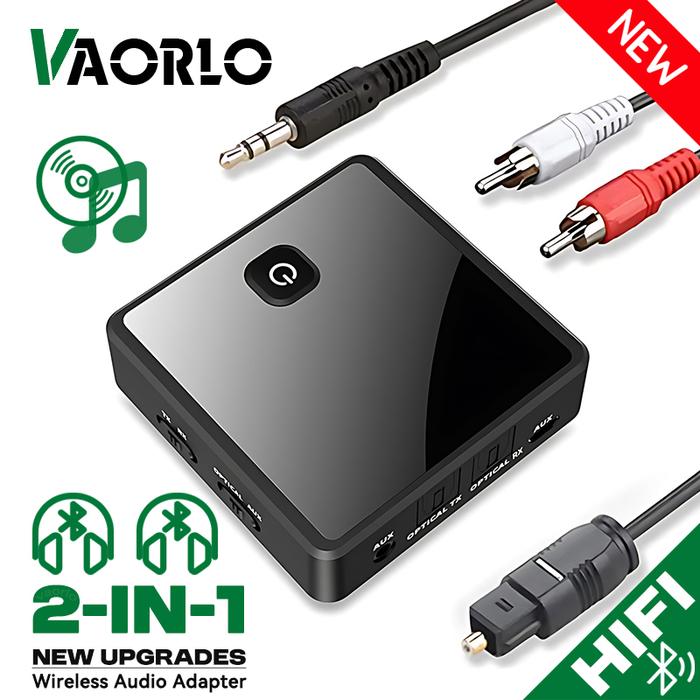 Low Latency Bluetooth Audio Transmitter Receiver 3.5mm AUX Jack Optical SPDIF Hifi Wireless Audio Ad