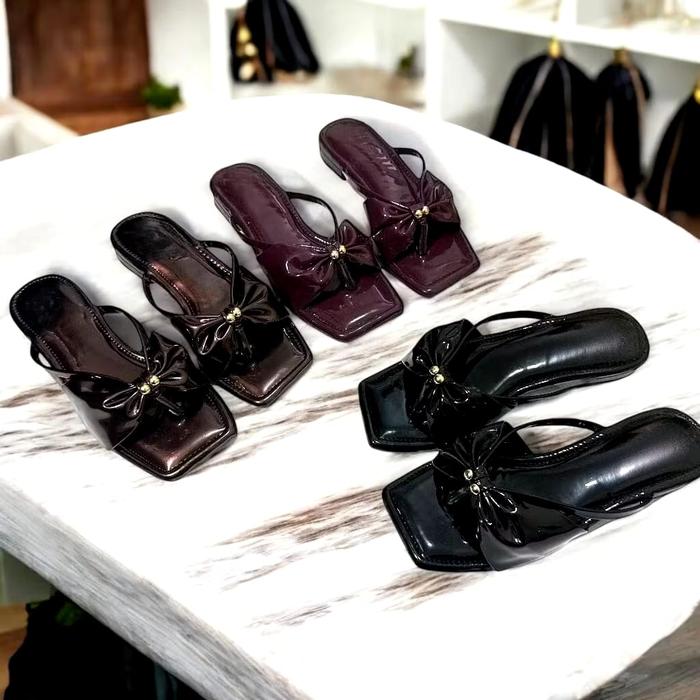 DALILLAN - Sandal teplek wanita terbaru SLAVINA full busa