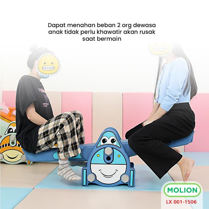 MOLION SNI Jungkat Jungkit Kuda Kudaan Mainan Edukasi Anak Perosotan Prosotan Jungkat-Jungkit Playgr