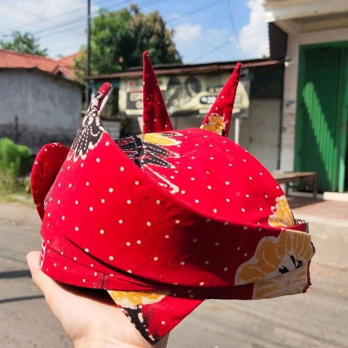 blangkon pacul gowang khas sidoarjo jawa timur