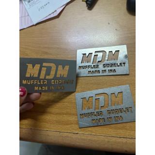 EMBLEM STAINLISH CUTTING MDM MUFFLER CORELET [NTS]