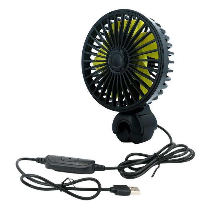 Car Fans For Backseat Baby Car Fans With 3-level Speed Regulation 5V