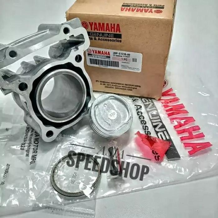 READY BLOK SEHER NMAX 2DP SET KOMPLIT RING PISTON SEHER SET NMAX - AEROX - LEXI / BLOK SEHER PISTON 