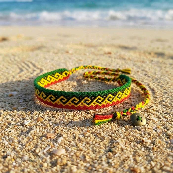 Gelang Reggae Rajut | Ready Stock