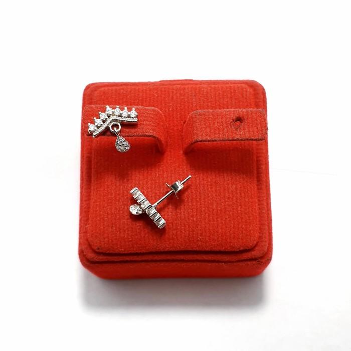 ANTING GIWANG PERAK 925 ANTING TUSUK GIWANG PERAK 925 ASLI SILVER 925
