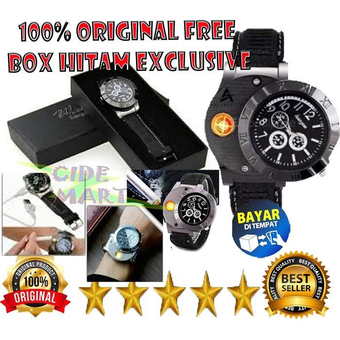 Jam Tangan Korek Elektrik The Lighter Watch Premium jam korek elektrik