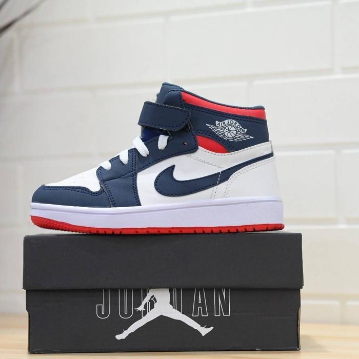 sale SEPATU KIDS NIKE AJ 1 HIGH NAVY WHITE