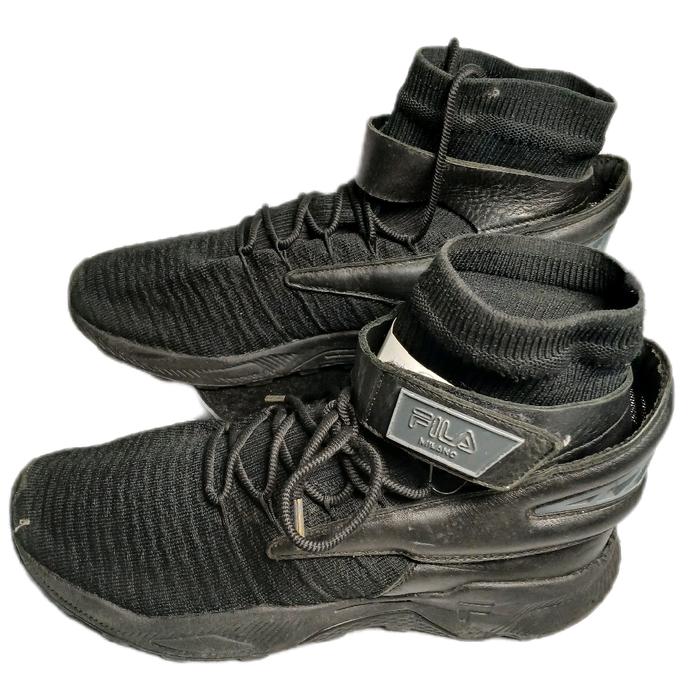 Sepatu Sneakers Olahraga Outdoor FILA Frachey High-top Black Size 43