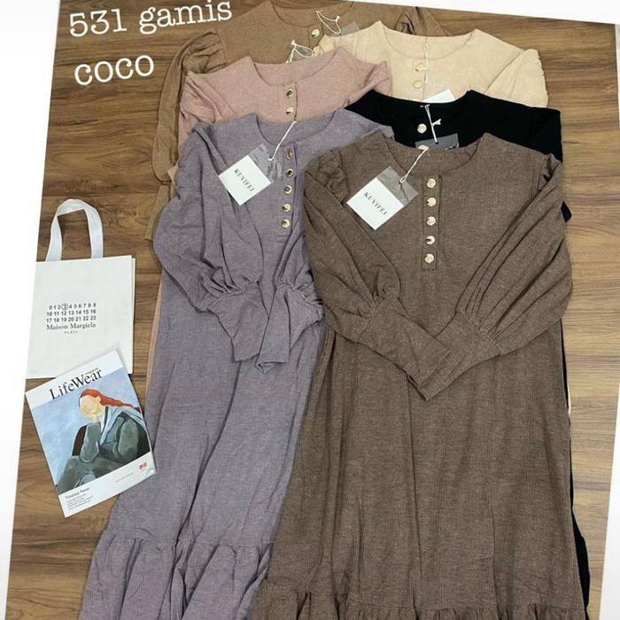 Gamis knit kuyifei 531 busui friendly