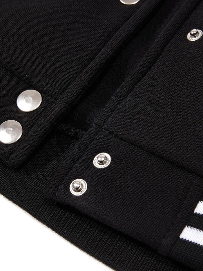 New York 1985 Art Letter Prints Jackets Men Autumn Fleece Streetwear Button Oversize Baseball Jersey