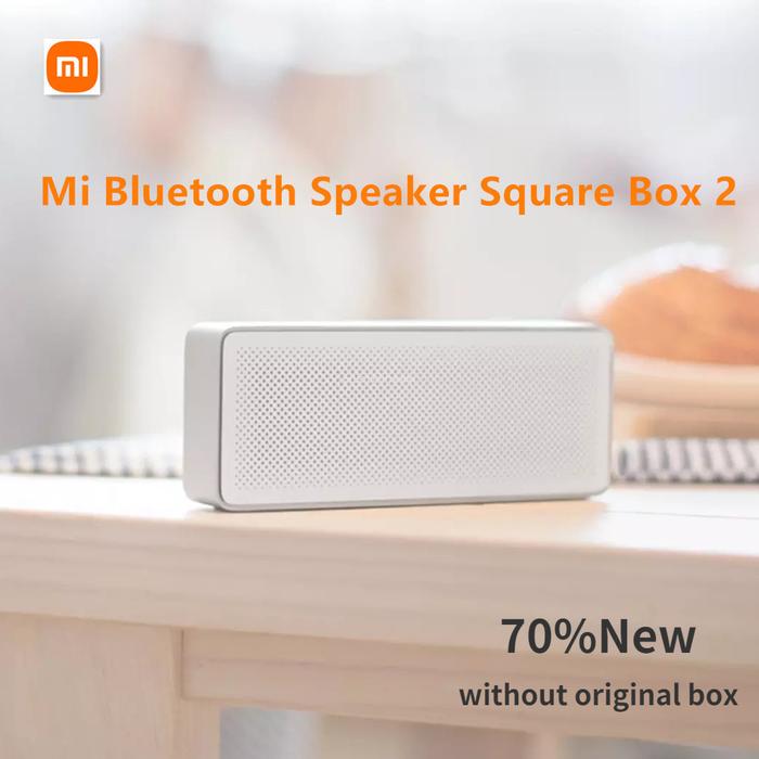 70% New Xiaomi Mi Bluetooth Square Box Speaker 2 Stereo Portable V4.2
