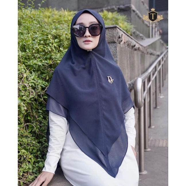 Dapatkan Hijab Ceruty / Khimar Andara Polos / Thewa Hijab / Jilbab Instan / Hijab Syar'I