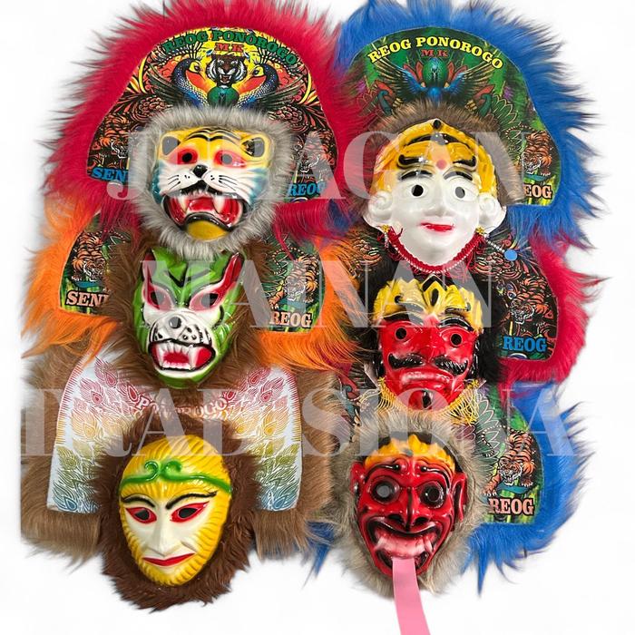MAINAN TRADISIONAL TOPENG REOG ANAK / MAINAN TOPENG REOG PONOROGO