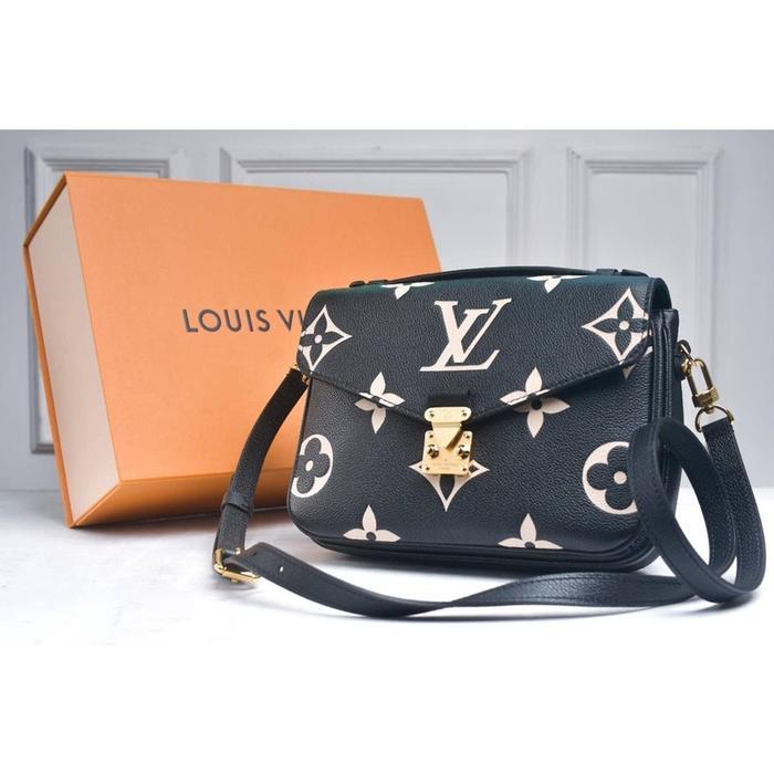 LV METIS BICOLOR MONOGRAM EMPREINTE BLACK/