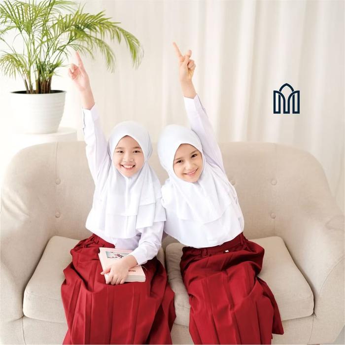 Tiermala - Khimar Hijab Bergo Aera Mini Khimar Adinda/ Khimar Anak/ Bahan Jersey Korea Terlaris